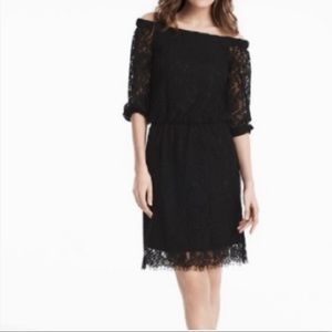 White House Black Market Black Lace Dress